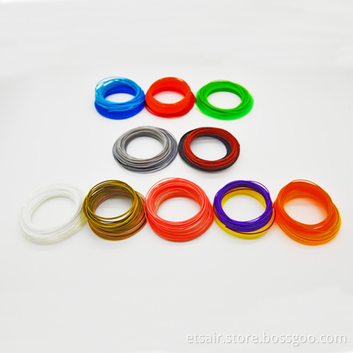 Multiple Colors PLA ABS 3d pen filament refills 1.75mm 5mm 12 colors 20 colors